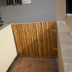 Portão de bambu