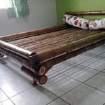 móveis de bambu cana da índia