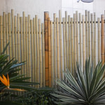 cerca de bambu para casa e jardim