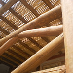Cobertura com bambu na decoração