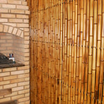Divisória de bambu para sala