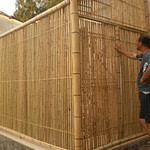 cerca de bambu para casa e jardim