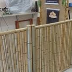 decorar a loja com bambu